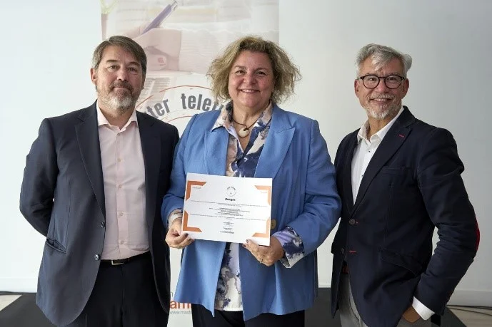 Enagás professionals during an event Enagás commitment to Remote working and Flexibility Charter