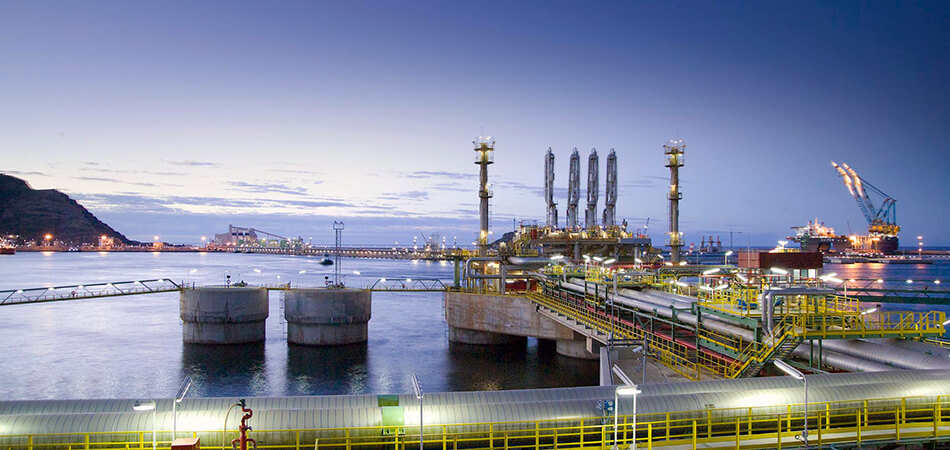 Berth LNG terminal at Cartagena