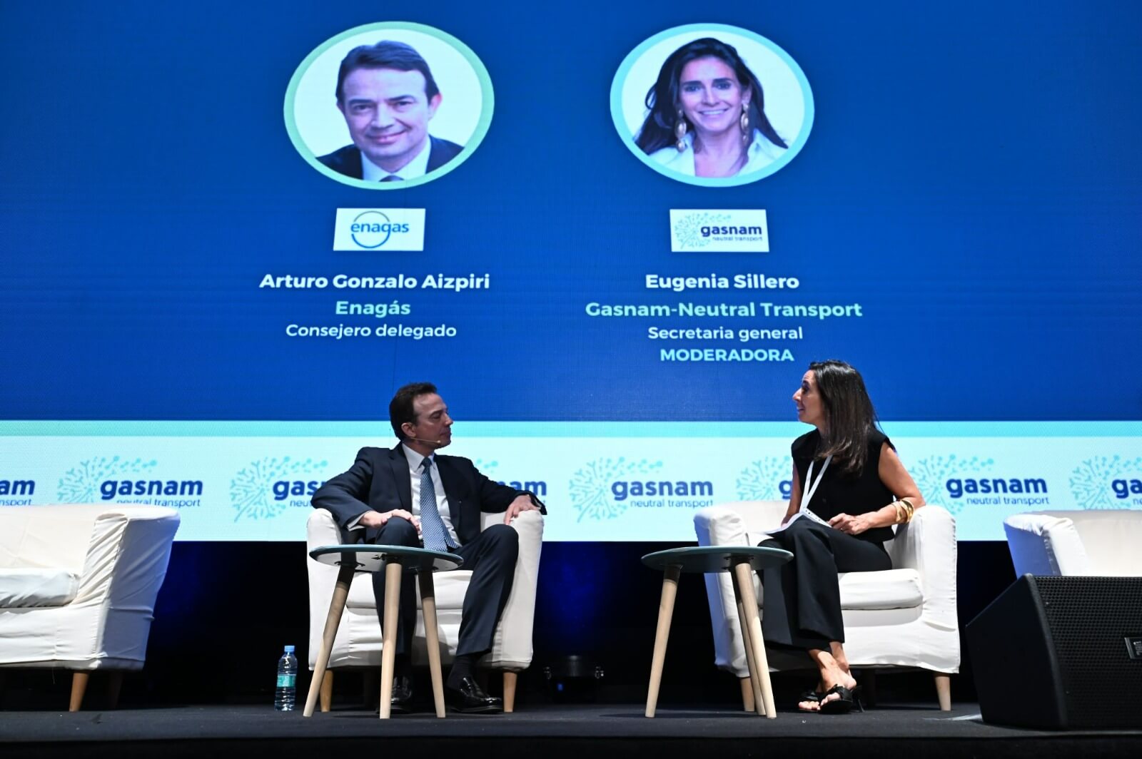 Enagás CEO in conversation with Eugenia Sillero at Green Gas Mobility Summit 2024